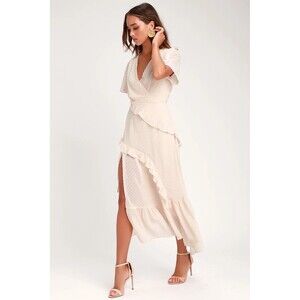 love swept white lace midi skater dress Lulu's Love Swept White Lace Midi Skater Dress Size XS